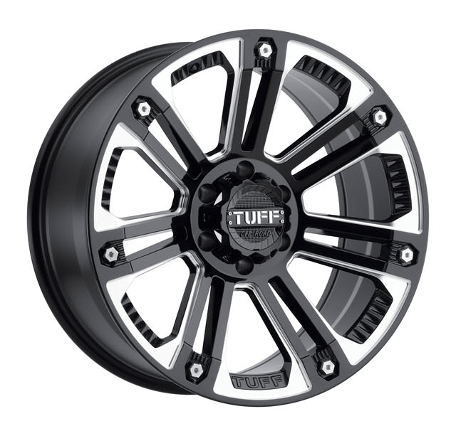 Pictures for Tuff A.T Wheels T22 Black Milled
