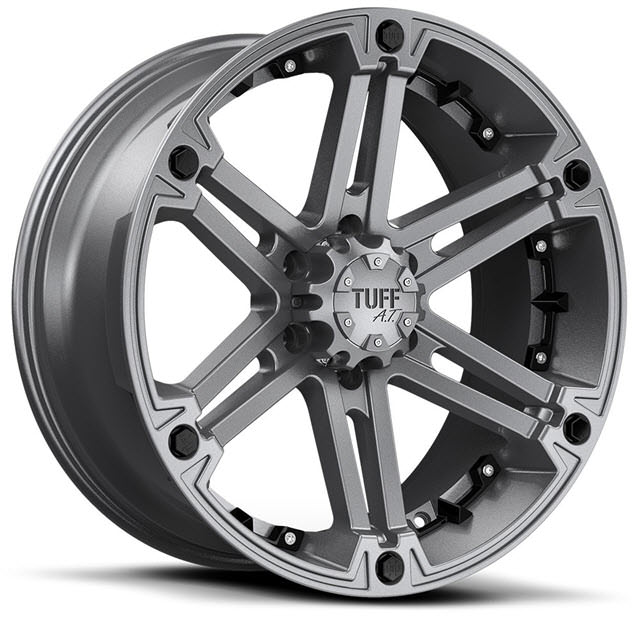 Pictures for Tuff A.T Wheels T01 Gunmetal Gloss