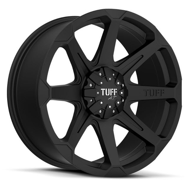 Pictures for Tuff A.T Wheels T05 Black Flat
