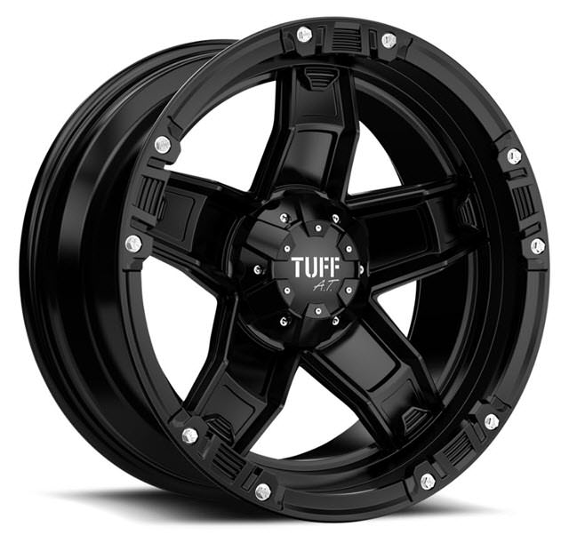 Pictures for Tuff A.T Wheels T10 SATIN BLACK