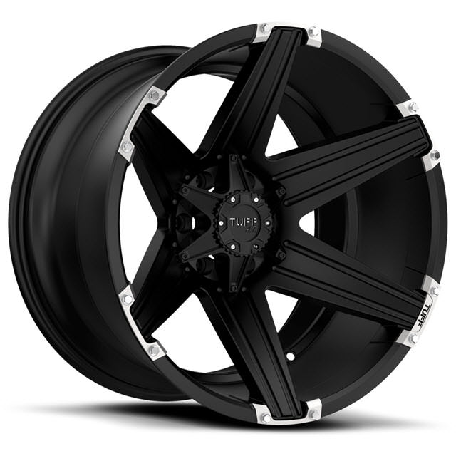 Pictures for Tuff A.T Wheels T12 SATIN BLACK