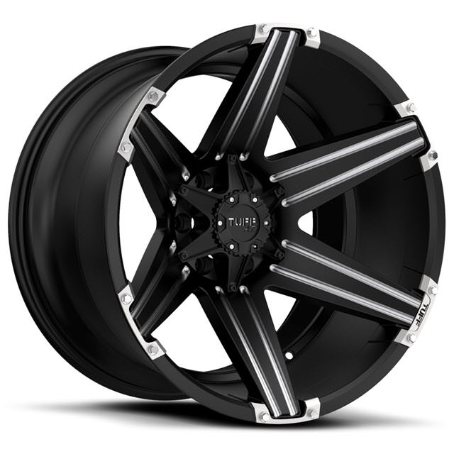 Pictures for Tuff A.T Wheels T12 Black Milled