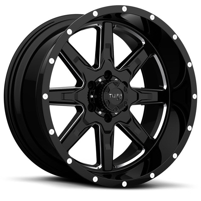Pictures for Tuff A.T Wheels T15 Black Milled