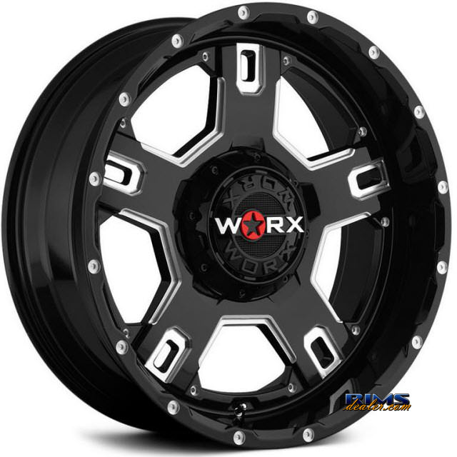 Pictures for Worx Alloy Off-Road 802BM HAVOC Machined w/ Black