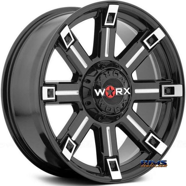 Pictures for Worx Alloy Off-Road 806BM TRITON Machined w/ Black