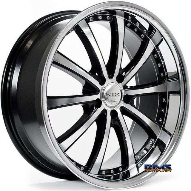 Pictures for XIX Wheels X21 Black Gloss w/ Machined