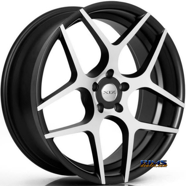 Pictures for XIX Wheels X35 Black Flat w/ Machined