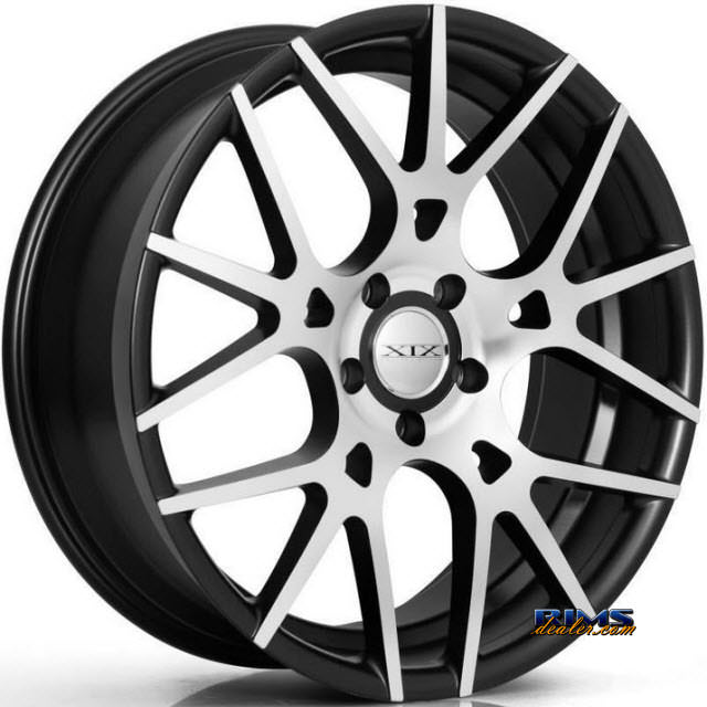 Pictures for XIX Wheels X37 Black Flat w/ Machined