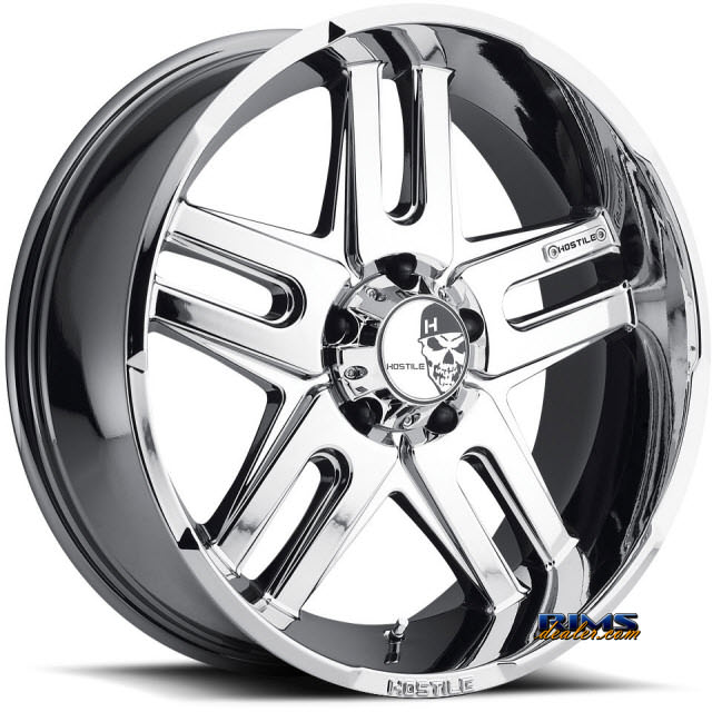 Pictures for Hostile Truck Wheels H104 - ZOMBIE-PVD 5 chrome