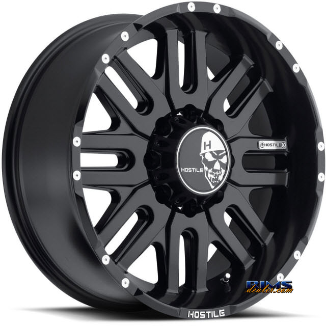 Pictures for Hostile Truck Wheels H104 - ZOMBIE 8 satin black