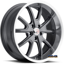 Vision Wheel Torque 143 gunmetal flat