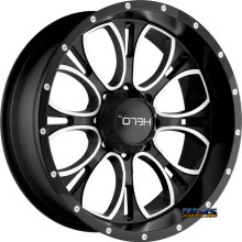 HELO HE879 Black Gloss w/ Machined HELO HE879 Black Gloss w/ Machined