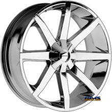KMC KM651 Slide CHROME