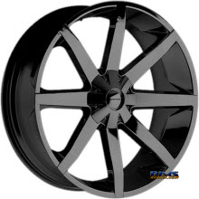 KMC KM651 Slide Black Gloss