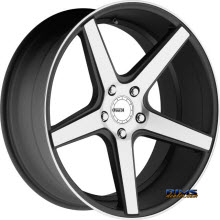 KMC KM685 District Satin Black