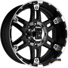 KMC XD Off-Road XD797 Spy Black Gloss w/ Machined KMC XD Off-Road XD797 Spy Black Gloss w/ Machined