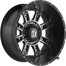 KMC XD Off-Road XD809 Riot Black Flat