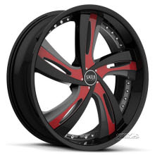 Status Fantasy S835 - Custom (5-lug only) black w/ red inner