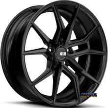 XO Luxury Wheels Verona Black Flat  